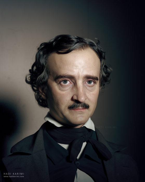 Edgar Allan Poe 3D Render