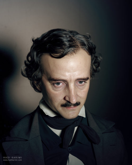 Edgar Allan Poe 3D Render