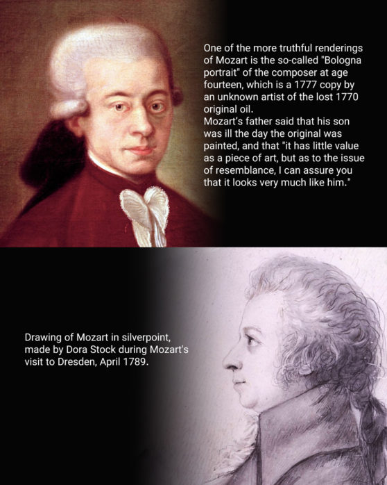 Wolfgang Amadeus Mozart 3D Render