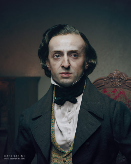 Frédéric Chopin 3D Render