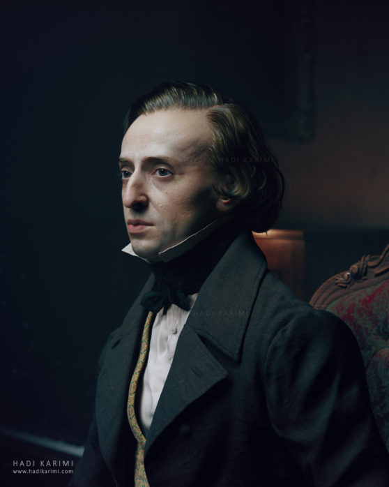 Frédéric Chopin 3D Render