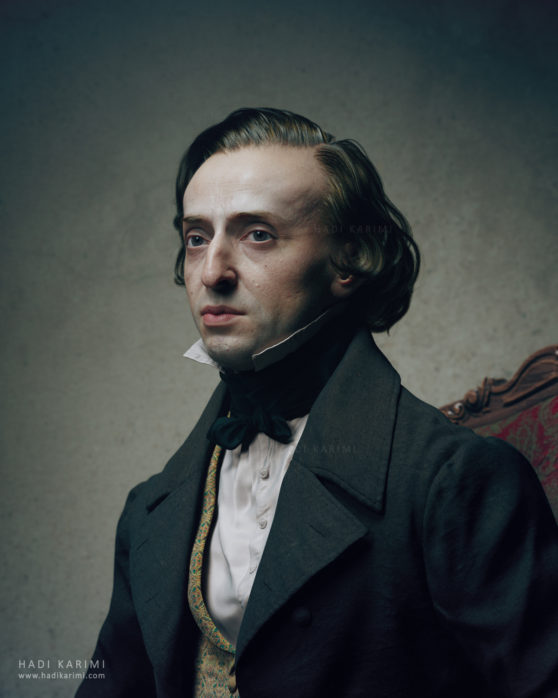 Frédéric Chopin 3D Render