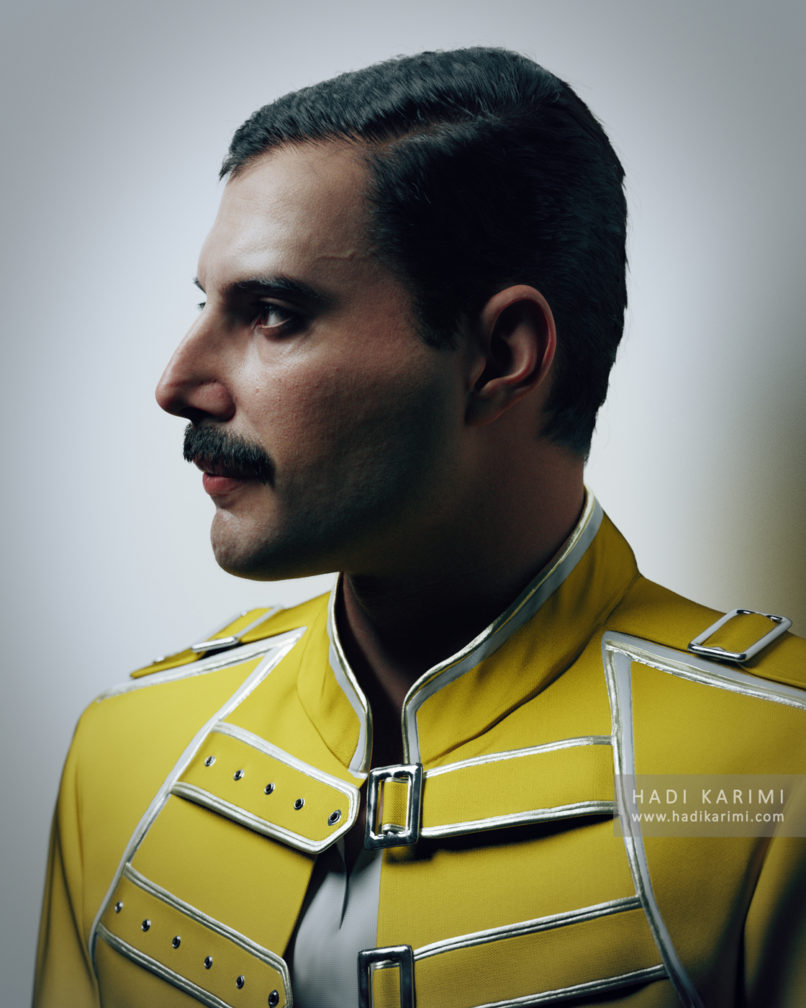 Freddie Mercury 3D Render